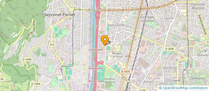 localisation de l'entreprise ENVIE DAUPHINE à GRENOBLE