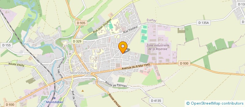 localisation de l'entreprise ENVIE DE DANSER à MONTDIDIER