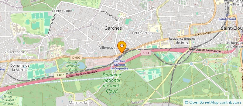 localisation de l'entreprise ENVIE DE FAIRE.COM à GARCHES