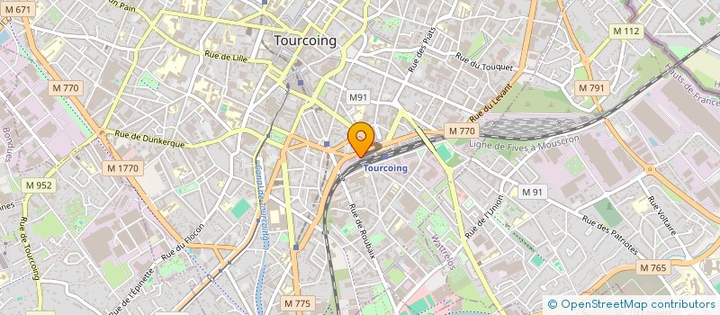 localisation de l'entreprise ENVIE DE FRAISE  TOURCOING