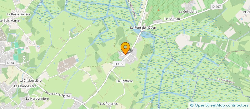 localisation de l'entreprise ENVIE DE JARDINS à HAUTE-GOULAINE