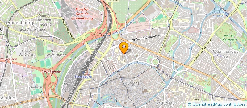 localisation de l'entreprise ENVIE DE QUARTIER, COLLECTIF CITOYEN à STRASBOURG