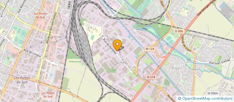 localisation de l'entreprise ENVIE DIJON à LONGVIC
