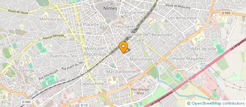 localisation de l'entreprise ENVIE GOURMANDE à NIMES