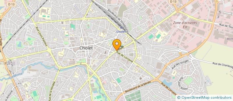 localisation de l'entreprise ENVIE KEBABS à CHOLET