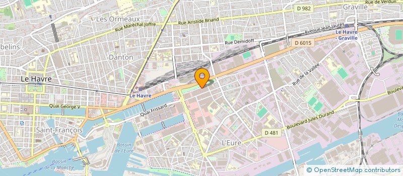 localisation de l'entreprise ENVIE LE HAVRE  LE HAVRE