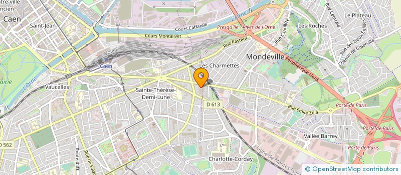 localisation de l'entreprise ENVIE LOG CAEN  BASSE NORMANDIE à CAEN