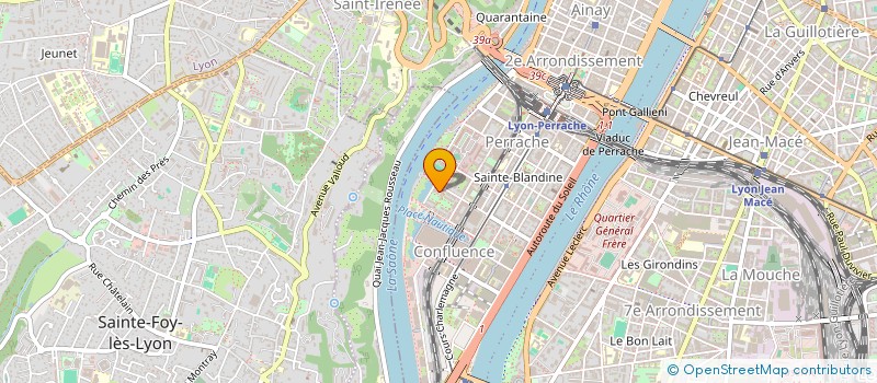 localisation de l'entreprise ENVIE PARTAGEE à LYON
