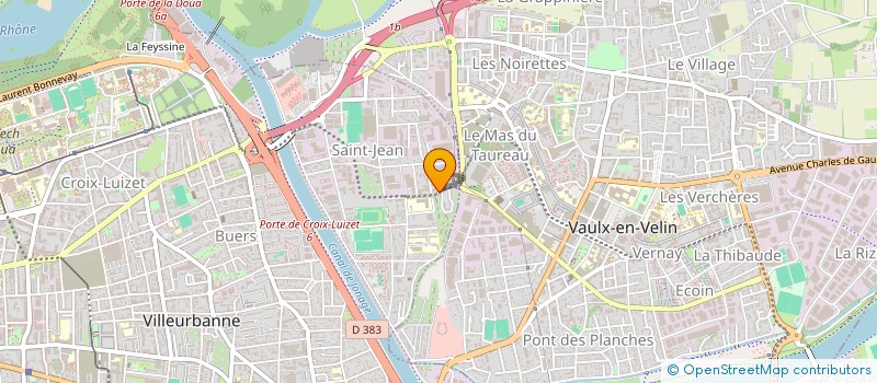 localisation de l'entreprise ENVIE SUD EST  VILLEURBANNE