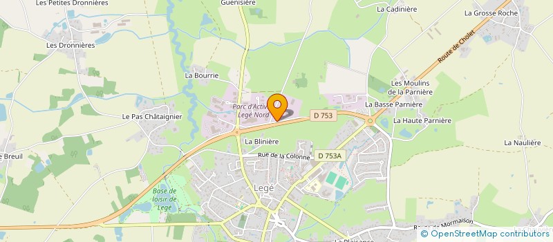 localisation de l'entreprise ENVIE UTILITAIRES  LEGE