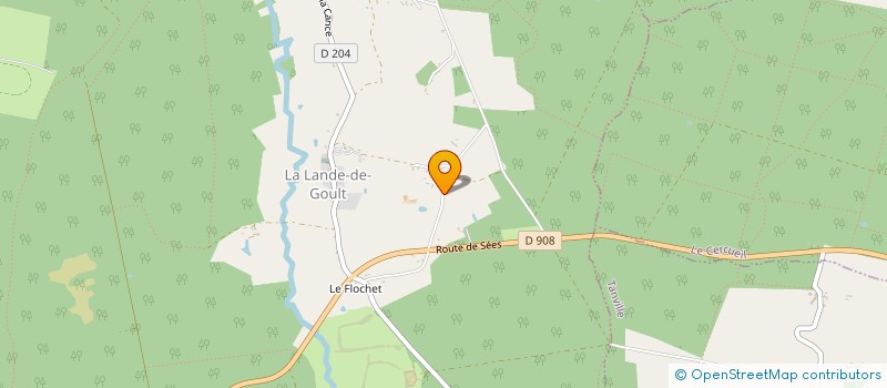 localisation de l'entreprise ENVIEBRATION  LA LANDE-DE-GOULT