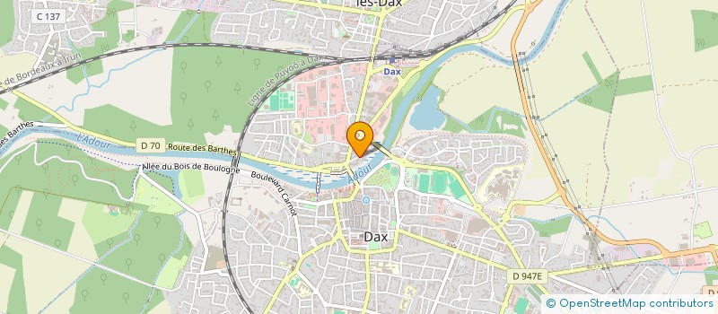 localisation de l'entreprise ENVIES D'ARTS à DAX