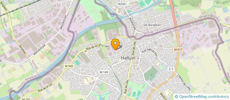 localisation de l'entreprise ENVIES D'AUTRES CHOSES  HALLUIN