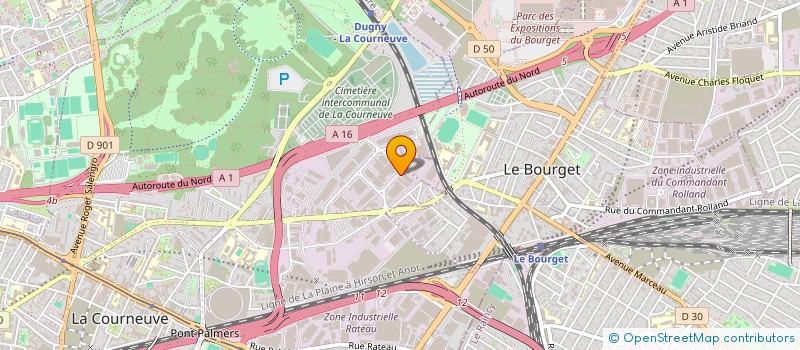 localisation de l'entreprise ENVIJOLI à LA COURNEUVE