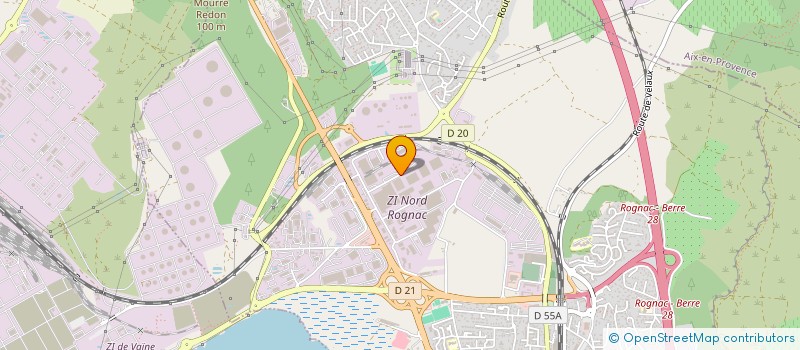 localisation de l'entreprise ENVILOGISTICS à ROGNAC