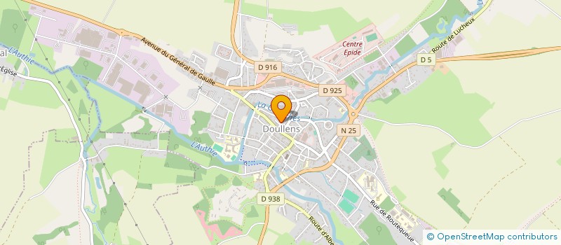 localisation de l'entreprise ENVIMMO  DOULLENS