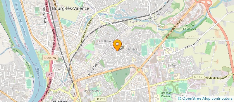 localisation de l'entreprise ENVINOVE  VALENCE