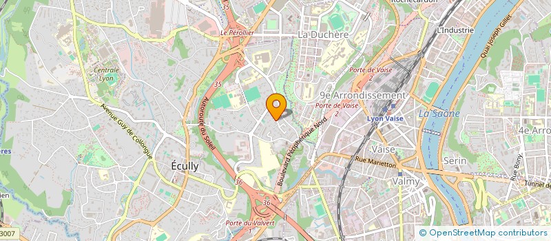 localisation de l'entreprise ENVINOVE  ECULLY