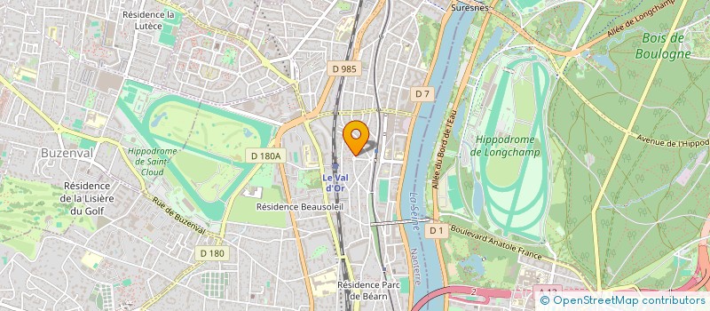 localisation de l'entreprise ENVIR'EAU CONSEILS à GARCHES