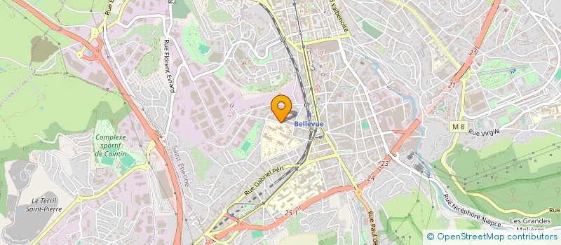 localisation de l'entreprise ENVIR'EAU NETT  SAINT-ETIENNE