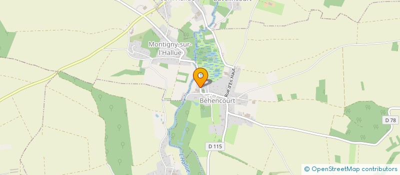 localisation de l'entreprise ENVIRELEC  BEHENCOURT