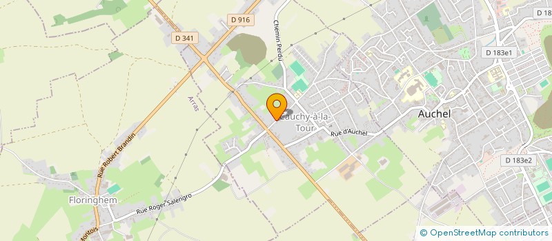 localisation de l'entreprise ENVIRO-SANTE  CAUCHY-A-LA-TOUR