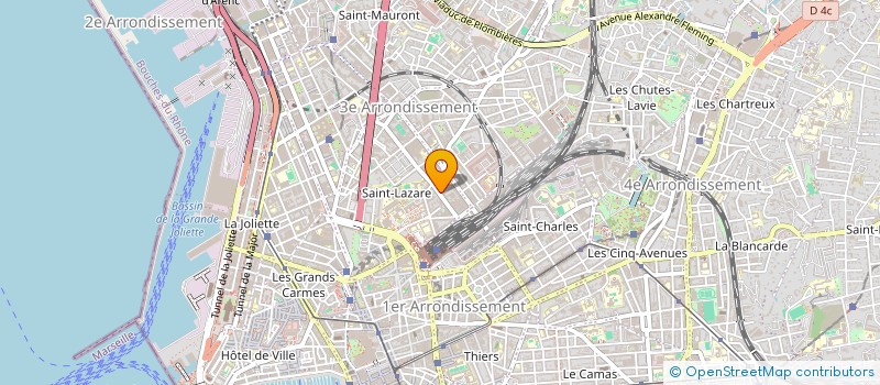 localisation de l'entreprise ENVIROBAT-BDM à MARSEILLE