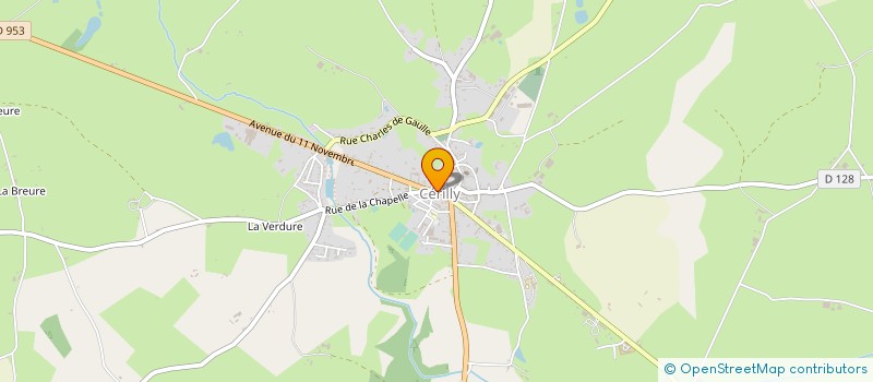 localisation de l'entreprise ENVIROCAR  CERILLY