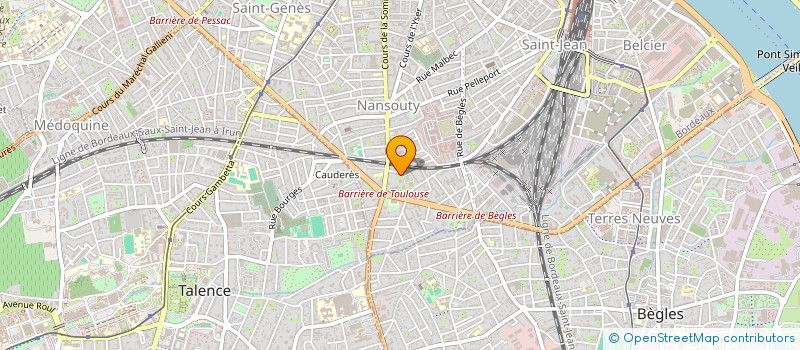 localisation de l'entreprise ENVIROCO1  BORDEAUX