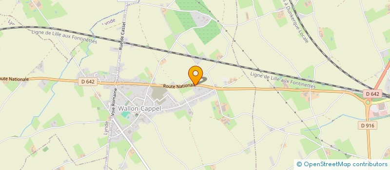 localisation de l'entreprise ENVIRODEB  WALLON-CAPPEL