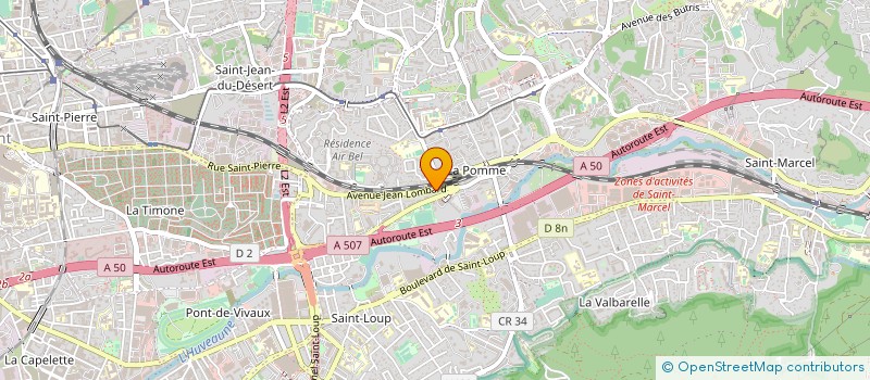 localisation de l'entreprise ENVIRON TECHNOLO INSTALLAT CUISINES à MARSEILLE