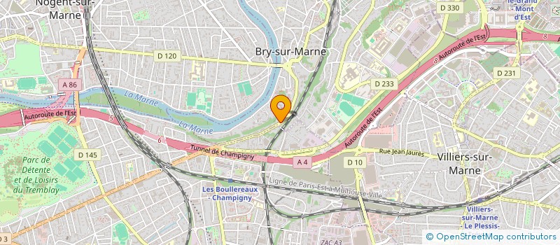 localisation de l'entreprise ENVIRONMENT FRIENDLY FOUNDATION  BRY-SUR-MARNE