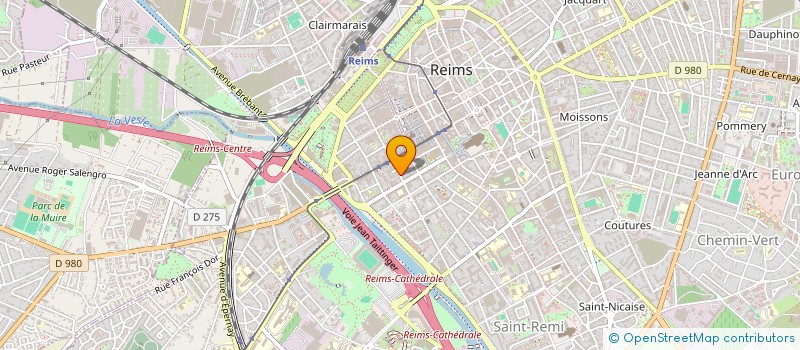 localisation de l'entreprise ENVIRONMENTAL BUILDING SMART ENERGY CONCEPT  REIMS