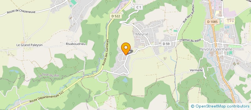 localisation de l'entreprise ENVIRONNE'TECH EQUIPEMENTS  MEYRIE