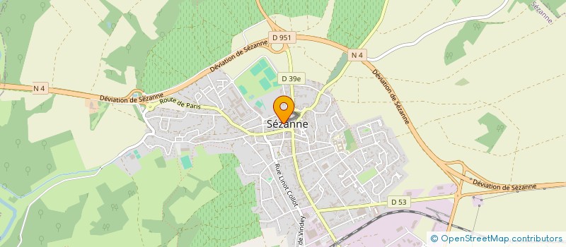 localisation de l'entreprise ENVIRONNEMENT CHAMPENOIS EN PERIL  SEZANNE