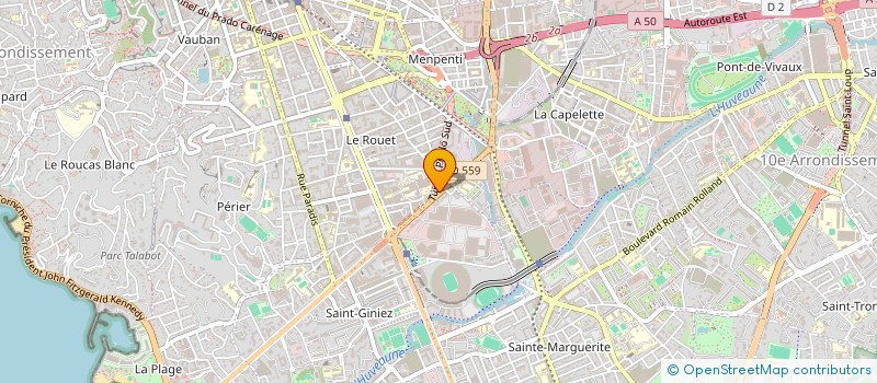 localisation de l'entreprise ENVIRONNEMENT CONSEIL SERVICES (ECS)  MARSEILLE