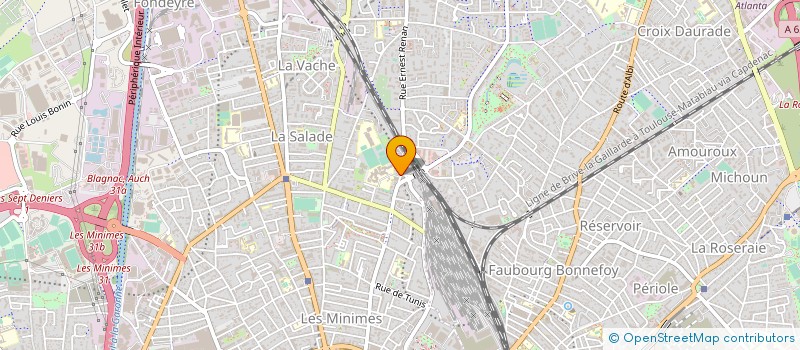 localisation de l'entreprise ENVIRONNEMENT CONSOMMABLES INFORMATIQUES à TOULOUSE