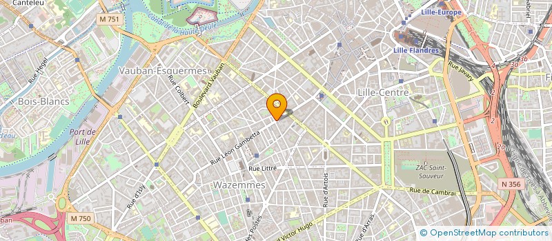 localisation de l'entreprise ENVIRONNEMENT DE FLANDRES à LILLE