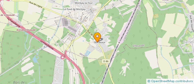 localisation de l'entreprise ENVIRONNEMENT ELAGAGE  VILLEVAUDE
