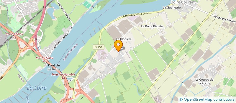 localisation de l'entreprise ENVIRONNEMENT ET CADRE DE VIE DES VALLEES à BASSE-GOULAINE