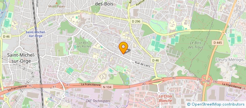 localisation de l'entreprise ENVIRONNEMENT ET CONCEPTION DE L AMENAGEMENT URBAIN à SAINTE-GENEVIEVE-DES-BOIS