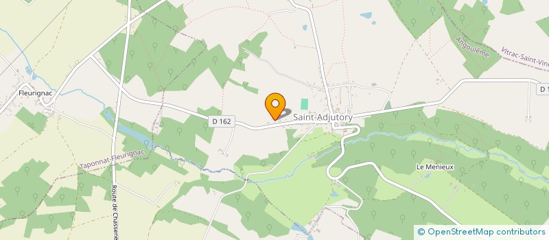 localisation de l'entreprise ENVIRONNEMENT ET ESPACES VERTS  SAINT-ADJUTORY