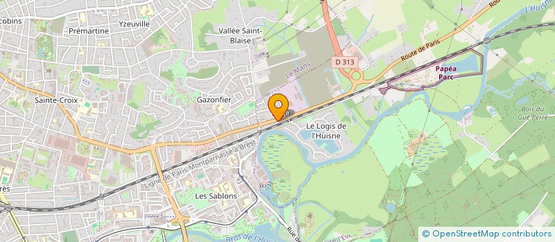 localisation de l'entreprise ENVIRONNEMENT ET PATRIMOINE DE BENER LE MANS à YVRE L'EVEQUE