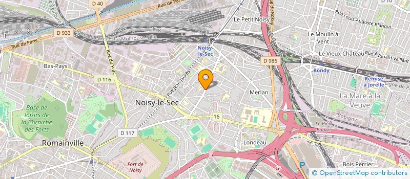 localisation de l'entreprise ENVIRONNEMENT ET SOLIDARITE INTERNATIONALE à NOISY-LE-SEC