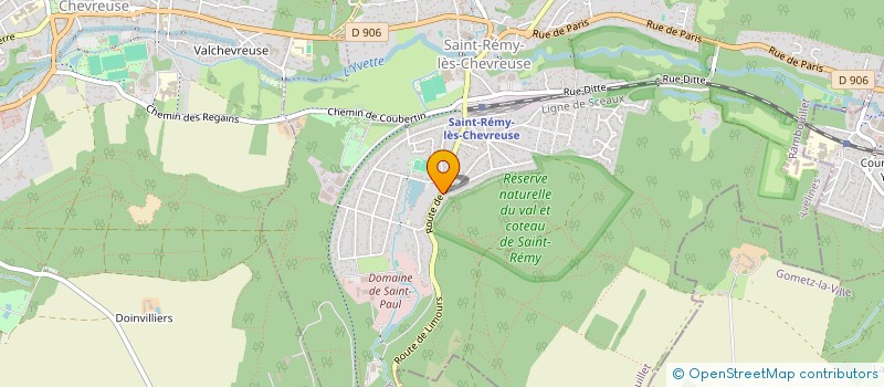 localisation de l'entreprise ENVIRONNEMENT ET TECHNIQUES ALTERNATIVES  SAINT-REMY-LES-CHEVREUSE