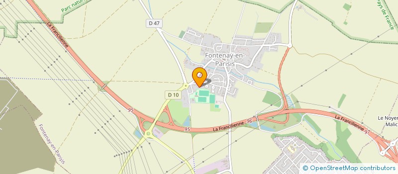 localisation de l'entreprise ENVIRONNEMENT IMMOBILIER  FONTENAY-EN-PARISIS