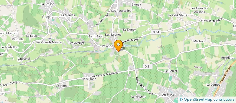 localisation de l'entreprise ENVIRONNEMENT KARST SERVICES à LACENAS