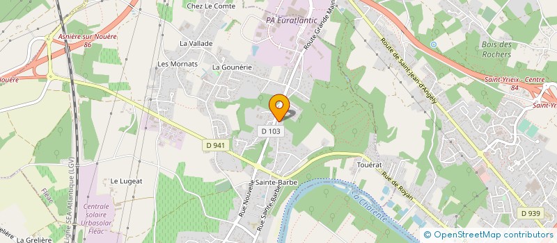 localisation de l'entreprise ENVIRONNEMENT LOISIRS PISCINES à FLEAC