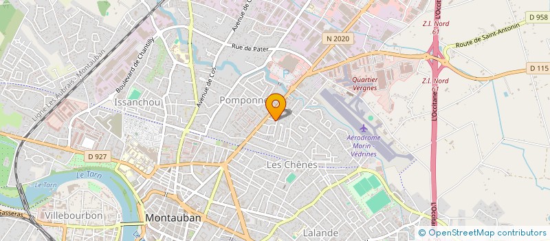 localisation de l'entreprise ENVIRONNEMENT MULTI SERVICES  MONTAUBAN