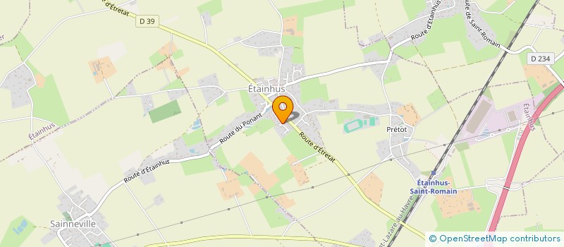 localisation de l'entreprise ENVIRONNEMENT RECYCLE BTP  SAINT VIGOR D'YMONVILLE